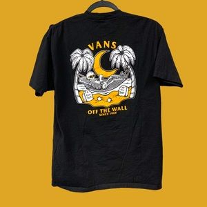Vans Skeleton on Beach Graphic Tee